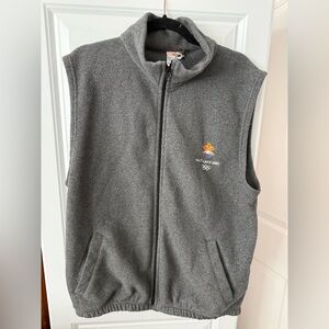 Olympic Winter 2002 Gray Fleece Vest